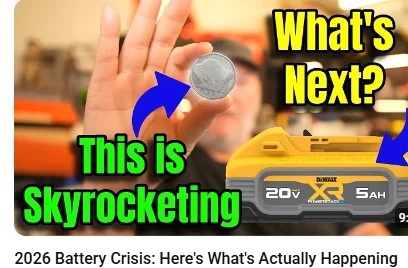 Video thumbnail about the 2026 battery crisis